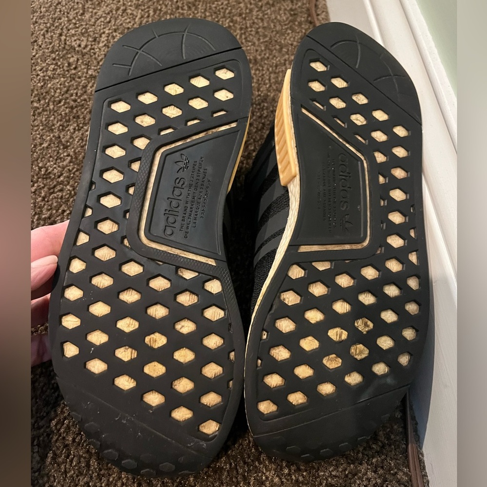 Adidas Black NMD Sneakers Size 8 - Picture 7 of 10